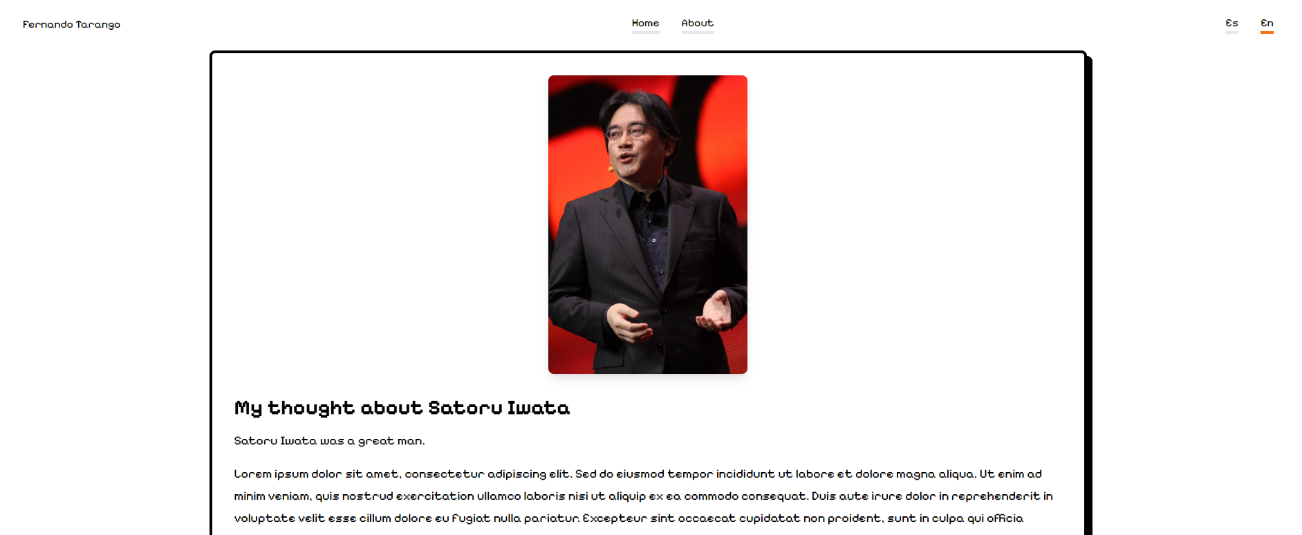 Blog Personal